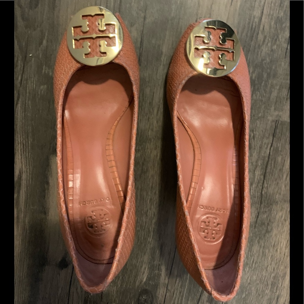 Tory Burch open toe wedge sandals